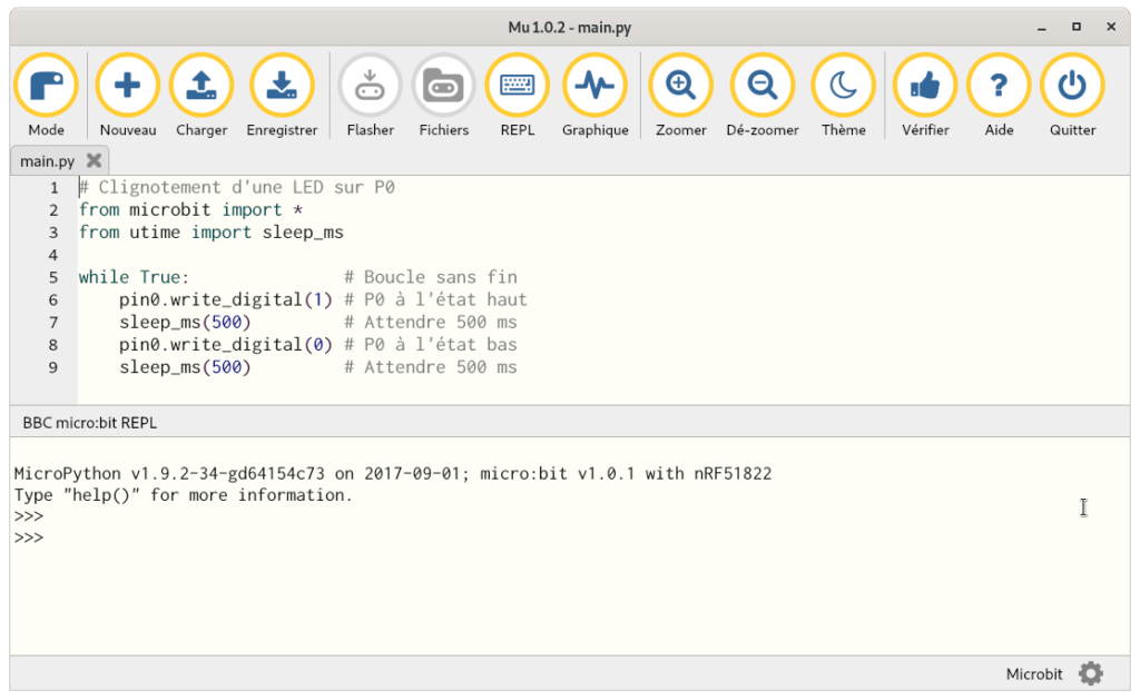 Les bases de Micropython pour la Micro:bit – Sciences physiques, Python ...